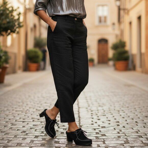 Vintage Y2K LRL RALPH LAUREN Mindi Suede Mocassin Mules 6 Clogs Vibram Lug Soles - Picture 16 of 16